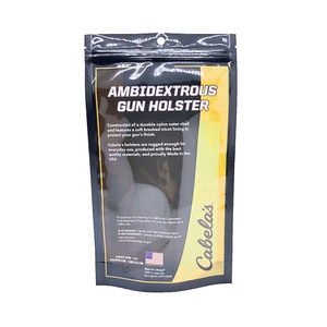 Logo personnalisé imprimé surface brillante emballage d'étui <span class=keywords><strong>de</strong></span> pistolet ambidextre pochette debout avec fenêtre transparente et trou rond - Product Image 2