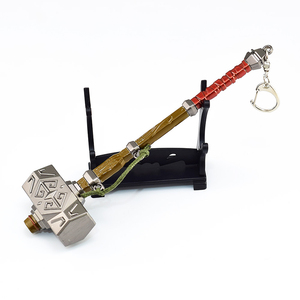 Jeu The Legend of <span class=keywords><strong>Zelda</strong></span>: Breath of the Wild, mini <span class=keywords><strong>arme</strong></span> marteau de fer, 18 cm, 112 g, modèle en métal, porte-clés artisanal - Product Image 1