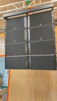 Système audio-vidéo et d'éclairage professionnel Veeter 1800W, Line Array trois voies K2 8 Ohm en contreplaqué, grande taille, pour lieux extérieurs et scènes