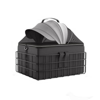 Panier de vélo arrière carré de style nouveau, lit pour animaux de compagnie, respirant, imperméable, multifonctionnel, transporteur portable pour animaux de compagnie, accessoires pour vélo, chat, chien