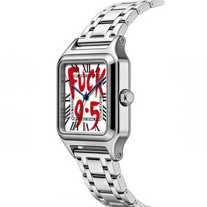 <span class=keywords><strong>Orologio</strong></span> al Quarzo Impermeabile con <span class=keywords><strong>Quadrante</strong></span> <span class=keywords><strong>Quadrato</strong></span> e Cassa in Lega, Nuovo Stile 2026, per Uomo e Donna - Product Image 5