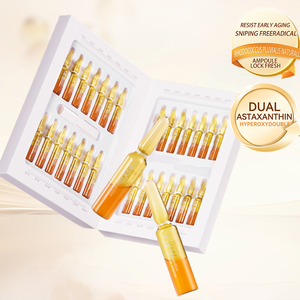 Siero Viso Liquido Naturale con Astaxantina e Acido Ialuronico, Illuminante, Rassodante, Riparatore di Pori e Rughe - Product Image 1