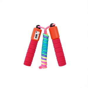 Plastic Jump <b>Rope</b> with Tachometer 24 Cm for Kids Ages 8-13 <b>Exercise</b> Fitness Training - Product Image 1