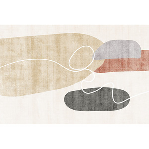 Alfombra de Diseño Moderno, Rectangular, con Patrón Geométrico, Impermeable y Resistente a las Manchas, para Sala de Estar, Dormitorio, Sofá, Mesa de Centro - Product Image 2