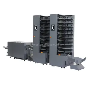 Sistema de costura de succión de aire automático rápido Máquina de clasificación de papel A3 A4 Máquina de recolección de papel Colector de succión