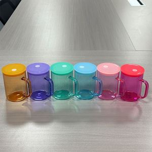 Taza de Café Moderna y Elegante de Vidrio de 15 oz con Asa para Conferencias de Oficina Ejecutiva - Product Image 2