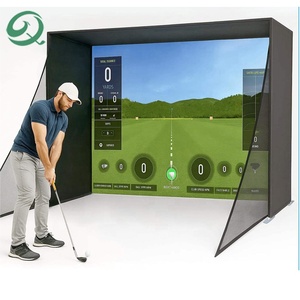 Mới tùy chỉnh trong nhà Golf Simulator Golf đào tạo lồng Golf thực hành Net Golf Simulator bao vây tác động đánh khung màn hình - Product Image 6