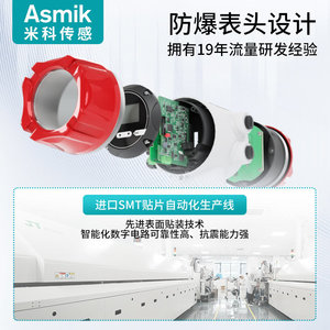 Medidor de Flujo Electromagnético Asmik con Instalación de Brida para Medición de Líquidos Conductivos, Nivel de Precisión 0.5 - Product Image 3