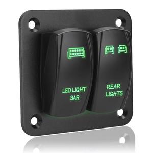 Nuevo Panel de Interruptores Combinados Multifuncional de 2 Posiciones de Alta Calidad para Modificación de Yates KL, Tipo RV, 12-24V - Product Image 1