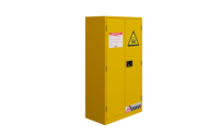 Gabinete de Almacenamiento de Productos Inflamables Profesional de 45 Galones, 2 Puertas, Acero Laminado en Frío, Seguridad Química, Aprobado por FM, para Laboratorio, Escuela, Fábrica