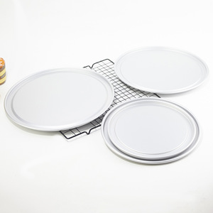 Anodized Aluminum Pizza Pan Lid Round 7 8 9 10 12 Inch Universal Fit For Pizza Oven Baking Tools - Product Image 3