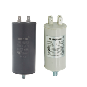 <span class=keywords><strong>Condensateur</strong></span> à courant alternatif <span class=keywords><strong>CBB60</strong></span> 20μF ± 5% 370VAC pour pompes à eau et machines de jardin à faible ESR - Product Image 1