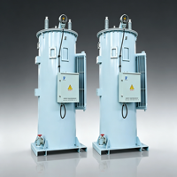 Régulateur de tension monophasé CA 11kV 110kVA 100A pour production industrielle, interface à écran tactile, efficacité 97%, protection contre les surtensions