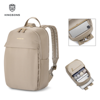 Sac à dos professionnel KINGSONS 2026 pour homme, imperméable, en tissu Oxford, motif géométrique, antivol, grand format, avec port USB et poche zippée légère