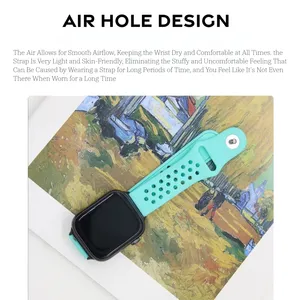 Bracelet de remplacement pour montre connectée <span class=keywords><strong>Honor</strong></span> <span class=keywords><strong>5</strong></span>/4, réglable, durable, doux, léger, respirant, résistant à la transpiration, à dégagement rapide, avec boucle inversée - Product Image 6