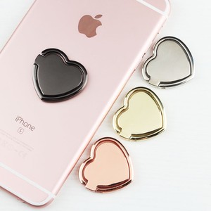 Heart-Shaped Phone Holder Metal 360 Degree Rotating Universal Stand For Desk Use - Product Image 2