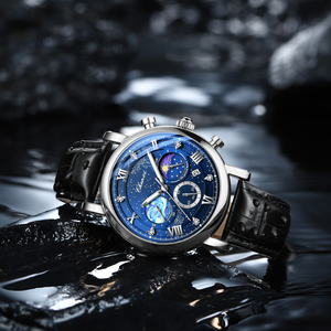 <span class=keywords><strong>CHENXI</strong></span> 972 hommes 2023 mode décontracté en cuir montre à Quartz homme affaires horloge mâle Sport étanche Date chronographe montres-bracelets - Product Image 6