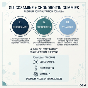 Gomitas de Glucosamina y Condroitina OEM ODM, 60 Unidades, Proveedor de Marca Privada al por Mayor - Product Image 3