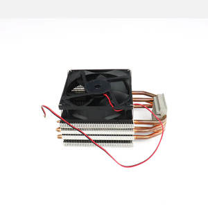 Radiateur en aluminium d'alimentation personnalisée d'usine dissipateur de chaleur de ventilateur d'unité centrale à tour unique avec 4 caloducs - Product Image 5