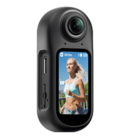 Caméra de poche miniature professionnelle 4K 60fps POV avec stabilisation électronique de l'image (EIS), 170 degrés, Wi-Fi 2.4G, 38g, pour vlogging