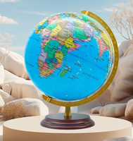 Mapa del Mundo Geográfico Tridimensional 3D de 20/25 cm, Globo Giratorio, Decoración para el Hogar y la Oficina, Regalo para Niños, Venta al por Mayor
