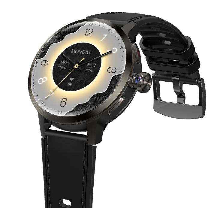 tarnish frame+black silicoe strap