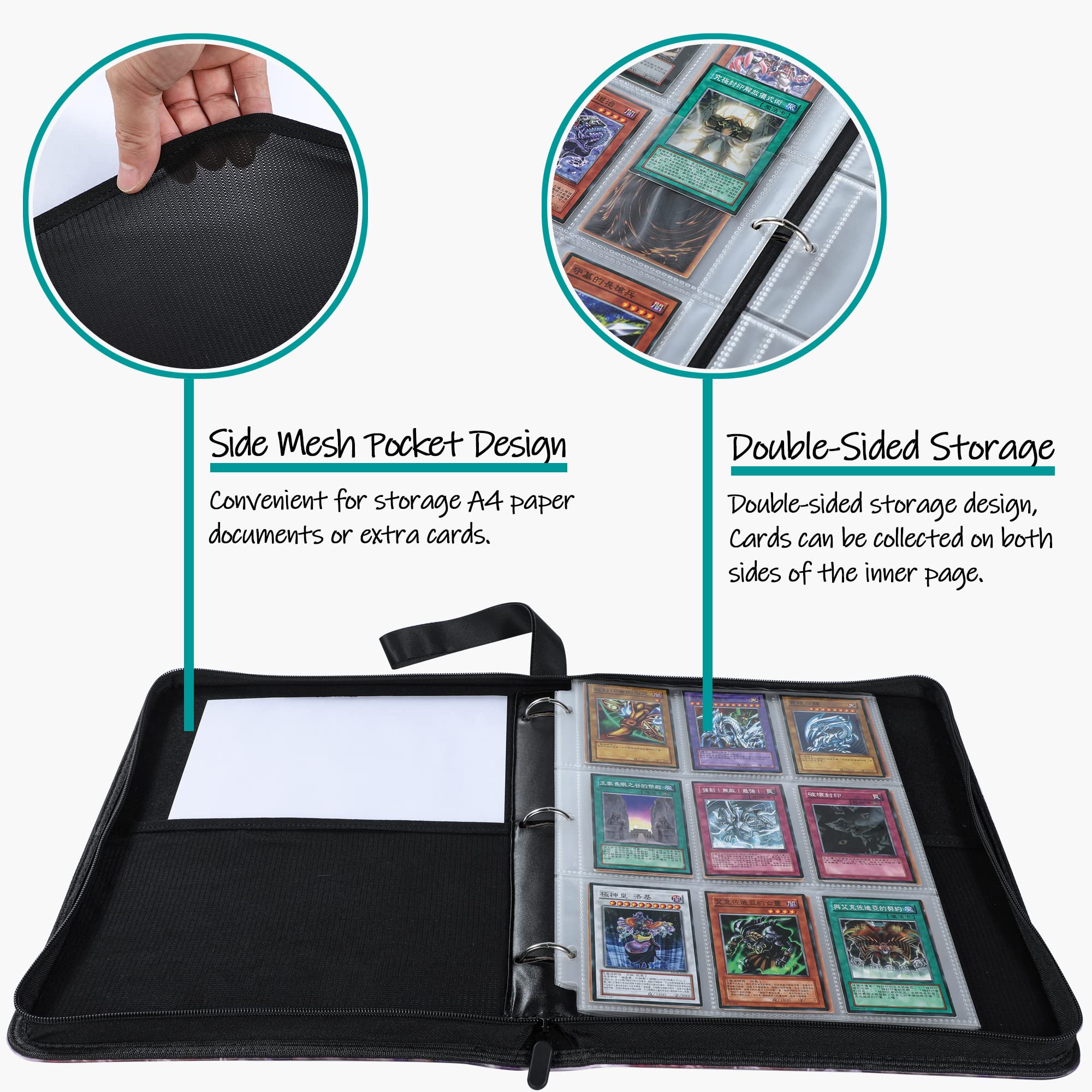 240pcs Toploader Utr Tcg Konami Booster Box Deck Playmat Album Book Game  Collector Holder Binder Folder