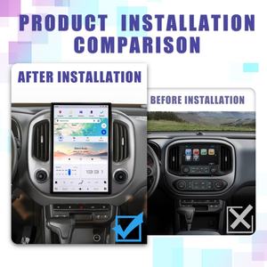 Autoradio pour Chevrolet Colorado GMC Canyon 2014-2018 Android 13 Écran vertical 14,4 pouces Navigation GPS multimédia pour voiture Carplay - Product Image 2