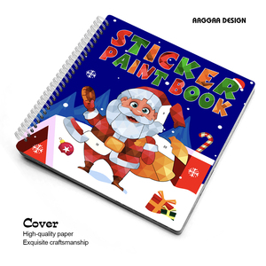 <span class=keywords><strong>Libros</strong></span> para Colorear Personalizados para Niños de 3 Años, Más Vendidos, con Pegatinas, Encuadernación en Espiral, Tapa Blanda, Impresión Offset - Product Image 3