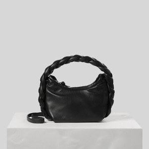 Sac tissé à la mode Texture mode couleur unie personnalité unique épaule diagonale dames sacs à main - Product Image 4