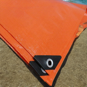 Bâche en poly orange robuste de qualité supérieure certifiée standard résistant au vent à l'<span class=keywords><strong>eau</strong></span> résistant à l'huile à séchage rapide pansement haute visibilité - Product Image 1