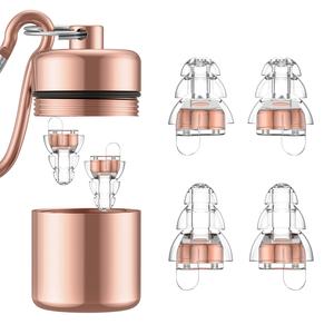 2 paires 24db silicone <span class=keywords><strong>anti</strong></span> <span class=keywords><strong>bruit</strong></span> protection des oreilles tir haute fidélité Bouchons d'oreille de concert pour la réduction du <span class=keywords><strong>bruit</strong></span> Bouchons d'oreille - Product Image 1