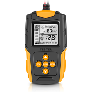 Testador Digital de Bateria Automotiva 12V 24V Analisador CCA para Carro Caminhão Motocicleta com Teste de Bateria de Alta Capacidade - Product Image 1