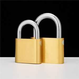 Candado <span class=keywords><strong>de</strong></span> Latón Personalizado OEM/ODM con Esquinas Redondeadas <span class=keywords><strong>Grandes</strong></span>, Antirrobo, Impermeable, con Llave - Product Image 1