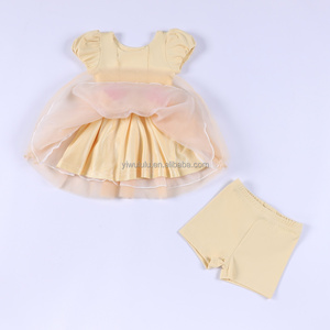 Nuova Tendenza 2026: Abito Principessa Attivo per Ragazze, Materiale Yoga Elasticizzato, Stampa Floreale 3D, Anti-Asciugatura Rapida, Abbigliamento Moda Bambina - Product Image 3