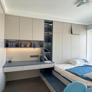 Customized Space Saving Tatami Bed Frame With Book Nook for Youth <strong>Bedroom</strong> Apartment All-in-one Rest Storage <strong>Unit</strong> - Product Image 1