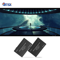 Bitvisus Audio Video & Pencahayaan Profesional untuk 2.0 HDCP 2.2 KVM Extender Serat Optik Kecepatan Tinggi 10.2Gbps 4K60Hz