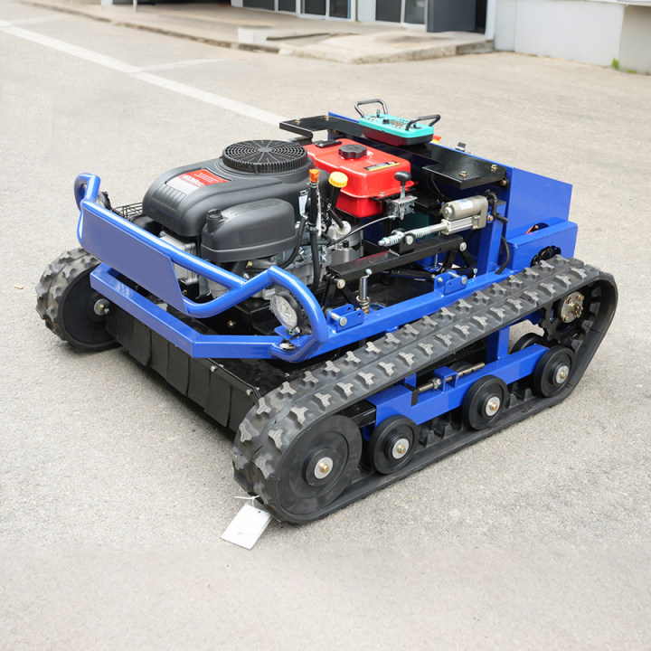 Factory Sales Gasoline Mini Remote Control Mower Electric Start Self ...