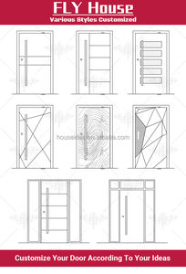 Dernier modèle <span class=keywords><strong>de</strong></span> porte <span class=keywords><strong>de</strong></span> sécurité <span class=keywords><strong>de</strong></span> luxe en acier inoxydable Porte pivotante extérieure moderne principale Porte <span class=keywords><strong>d</strong></span>'<span class=keywords><strong>entrée</strong></span> frontale pivotante en verre pour la maison - Product Image 3