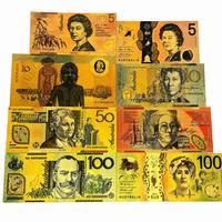 Koleksi Uang Kertas Berlapis Emas 8 Desain Australia Penjualan Terlaris 2026
