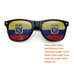 Gafas de Sol para Fanáticos de Fútbol, 32 Pegatinas de Banderas, Agujero Pequeño, Negro Gris, Impermeables, Recuerdos para Fiestas, Eventos Deportivos y Celebraciones - Product Image 6