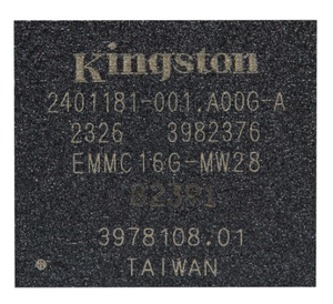 Kingston EMMC 5.1 (HS400) 153B SSD de 8GB con Temperatura de Funcionamiento de -25C a +85C, Paquete FBGA-153, Modelo EMMCO8G-MV28-03010 - Product Image 1