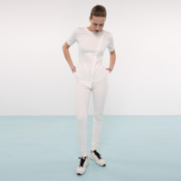 Uniformes décontractés pour femmes, médecins et infirmières, YUHONG, personnalisés, luxueux, durables, lavables, en polyester, rayonne et élasthanne, antistatiques