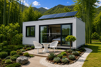 Maison conteneur préfabriquée économique 20ft 40ft, modulaire, pliable, portable, extensible, bureau et habitation en kit
