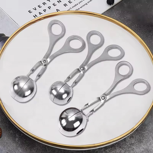 Top vendeur en acier inoxydable fabricant de boulettes de viande antiadhésif cuisine bricolage pinces à boule tourneurs d'ustensiles dans la boîte emballage nouveau produit - Product Image 6