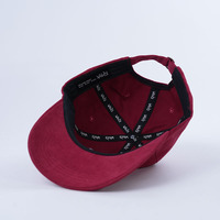 Casquettes unisexes de haute qualité en tissu de coton brossé à 6 panneaux, non structurées, casquettes de papa avec logo brodé personnalisé