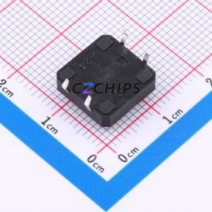TS125CJ 250gf 009 Tactile Switch Through hole Component (THT)-4P,12x12mm Switch Single Pole Single Throw 2.5N Through Hole 12mm - Product Image 2