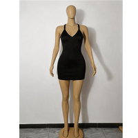 Robe débardeur personnalisable sans manches, tenue une pièce pour femme, streetwear décontracté, impression DTG, coton élasthanne doux et respirant, faible MOQ
