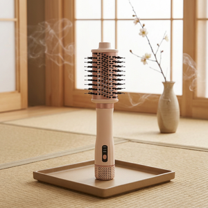 <span class=keywords><strong>Brosse</strong></span> à air chaud 5 en 1, <span class=keywords><strong>brosse</strong></span> sèche-<span class=keywords><strong>cheveux</strong></span>, 110000 tr/min haute vitesse, 360° °   Cordon rotatif de 2 m, <span class=keywords><strong>brosse</strong></span> de massage du cuir chevelu à double tension - Product Image 1