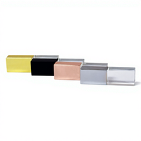Dispositivo USB de cristal iluminado grabado láser fotografía personalizada regalo de boda 2,0 Cle USB 8GB 16GB 32GB 64 GB memoria Flash